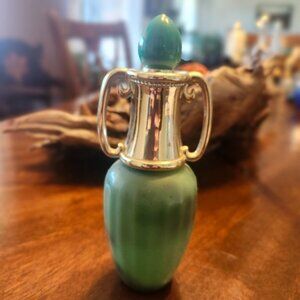 vintage Avon Marblesque urn-shaped cologne mist bottle. 